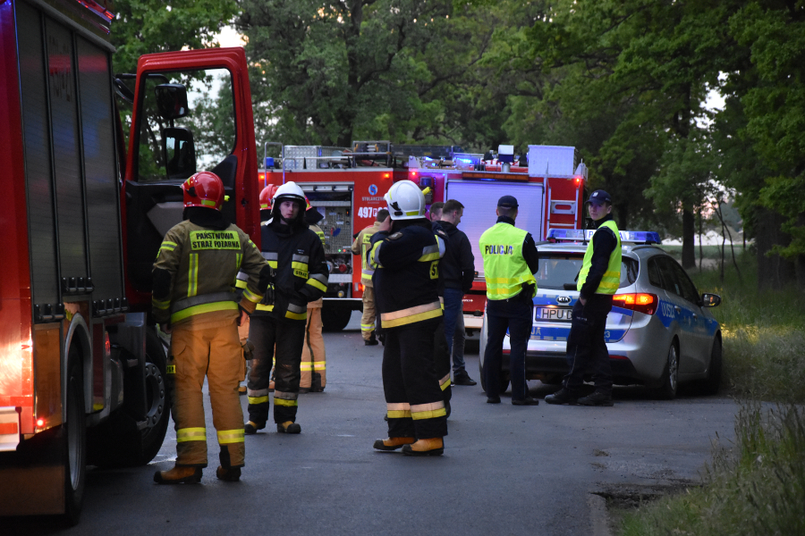 Wypadek śmiertelny pomiędzy Kuklinowem a Kromolicami