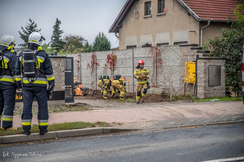 Krotoszyn. Uszkodzony gazociąg. Ewakuacja mieszkańców [ZDJĘCIA] - Zdjęcie główne