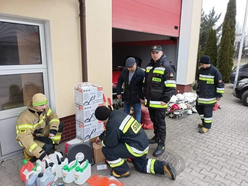 Strażacy pomagają kolegom z Ukrainy