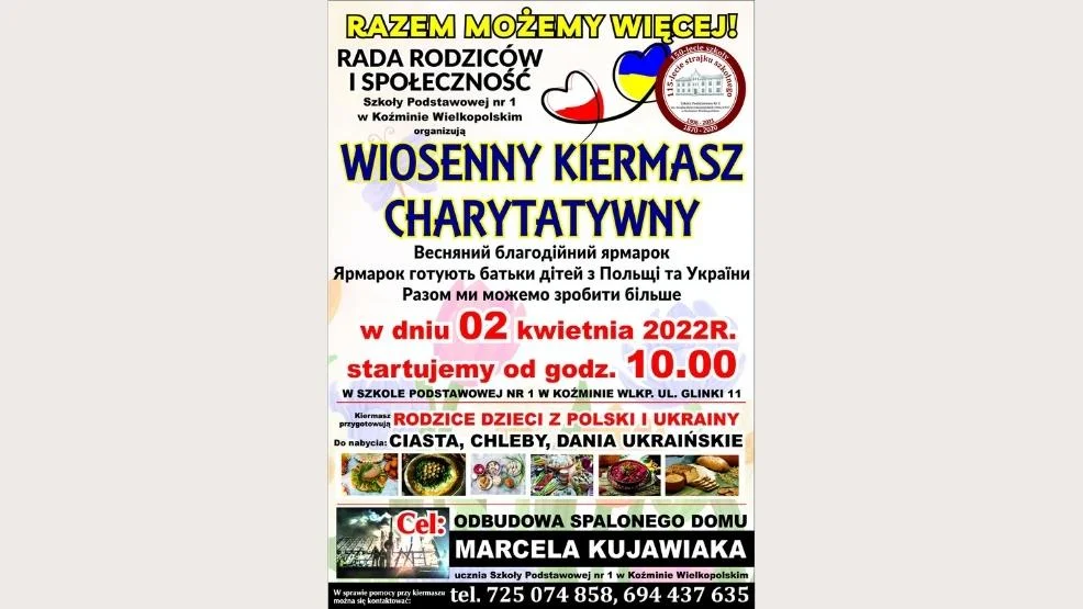 Wiosenny Kiermasz Charytatywny w Koźminie Wlkp. - Zdjęcie główne