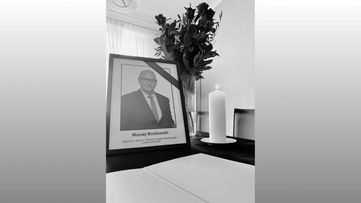 Koźmin Wielkopolski w żałobie. Mieszkańcy żegnają burmistrza Macieja Bratborskiego
