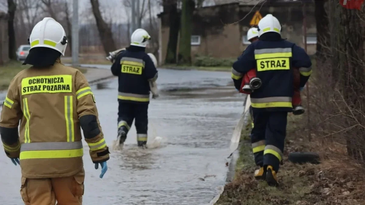 Powiat krotoszyński. Strażacy walczą ze skutkami gwałtownych opadów - Zdjęcie główne