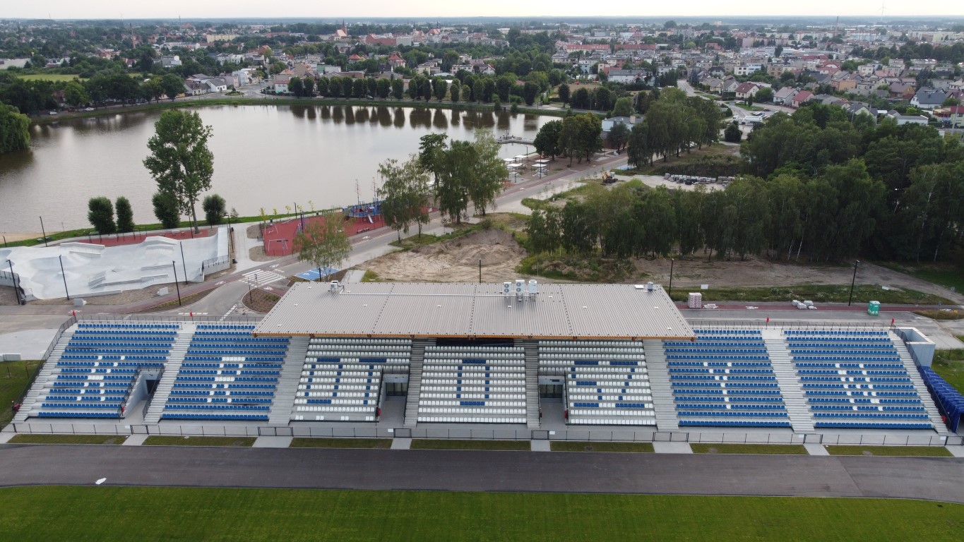 Postęp prac na Błoniach w Krotoszynie