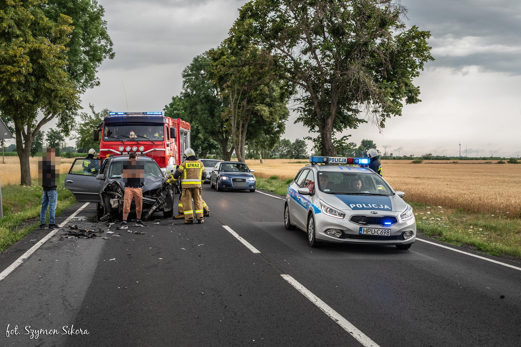 Wypadek na DK 15