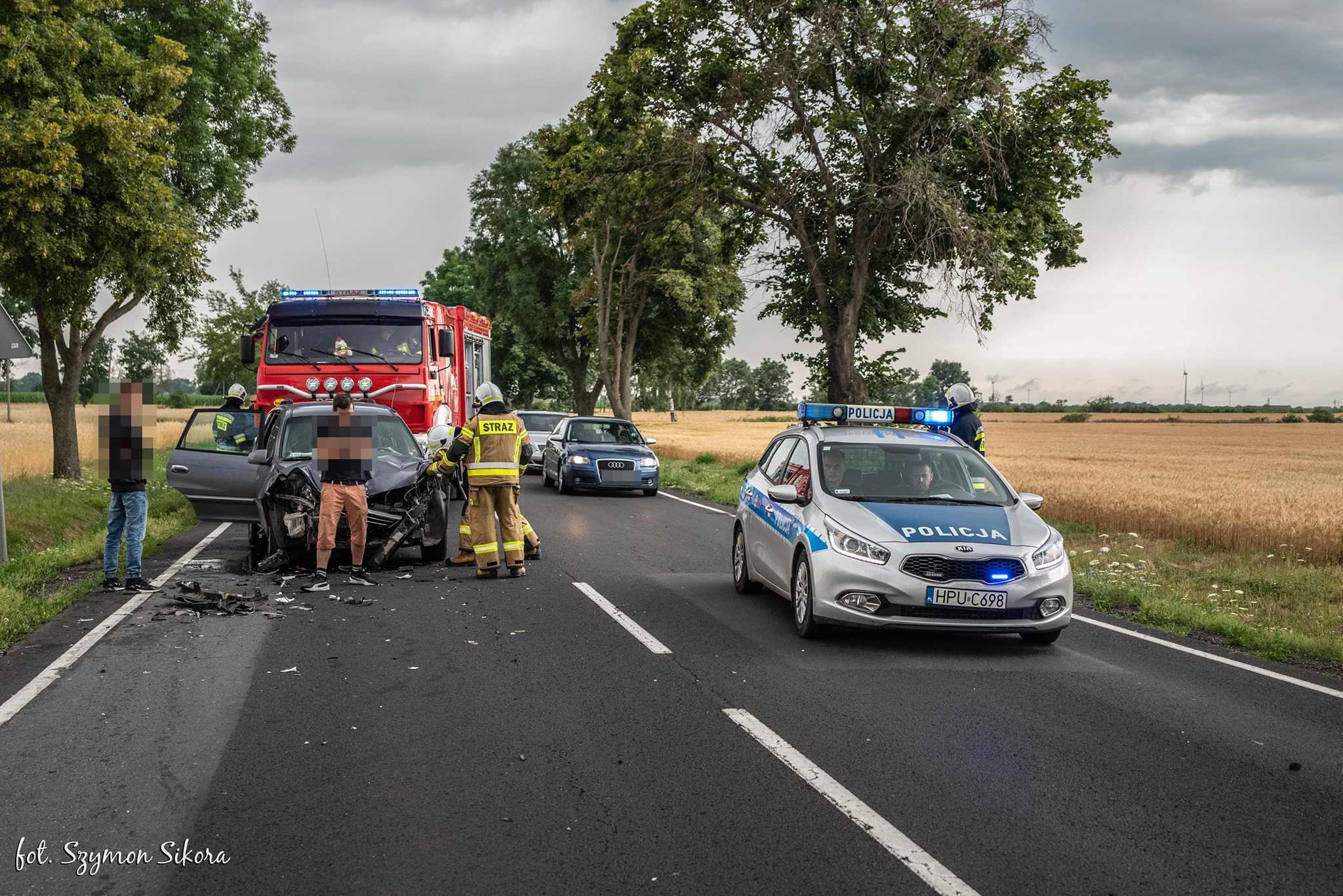 Wypadek na DK 15