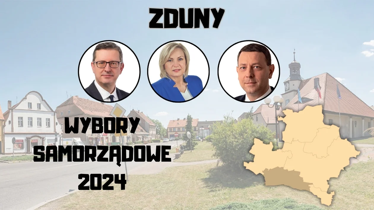 Wybory 2024 w Zdunach. Kandydaci na burmistrza i do rady miejskiej - Zdjęcie główne