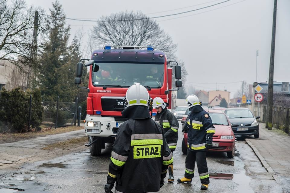 Koźmin Wlkp. Pożar i ewakuacja mieszkańców [FOTO] - Zdjęcie główne