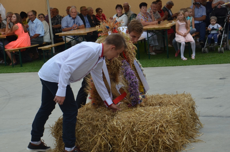 Łagiewniki. Plon zebrali, gospodarzom podziękowali [FOTO] - Zdjęcie główne