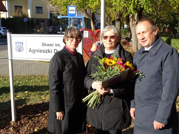 Skwer imienia zasłużonej krotoszynianki [ZDJĘCIA] - Zdjęcie główne