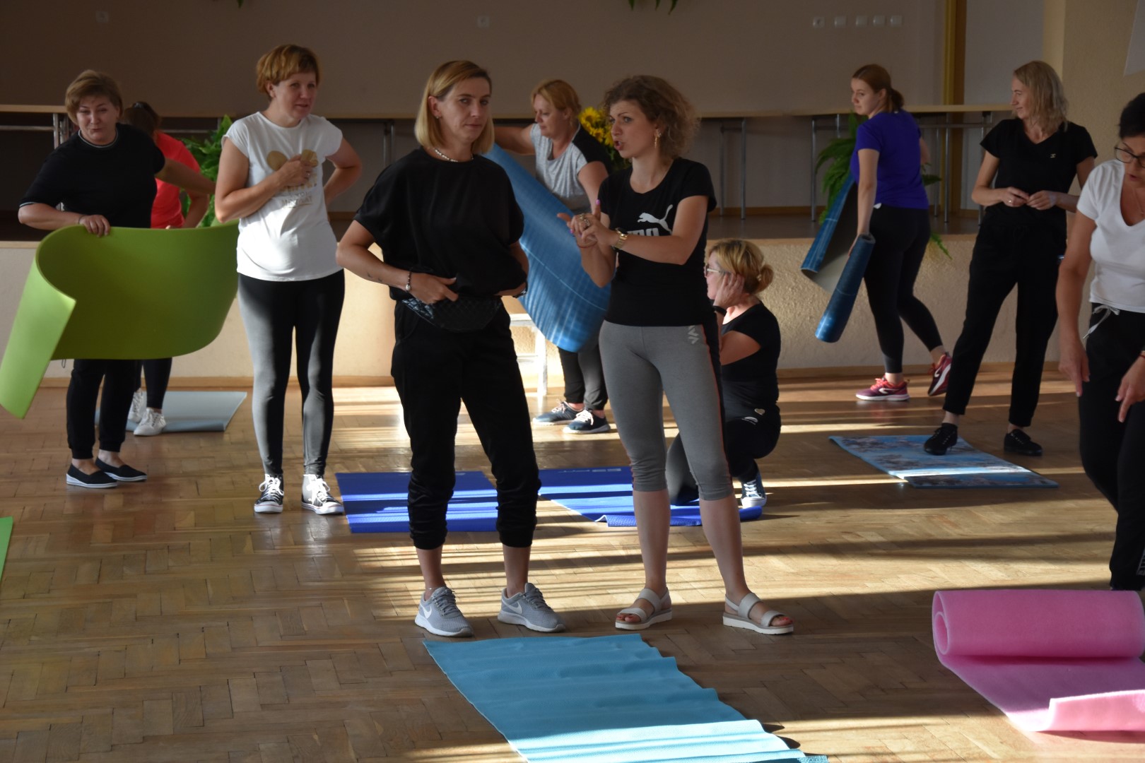 Trening z Kingą Zawodnik we Wrotkowie w gminie Koźmin Wlkp.