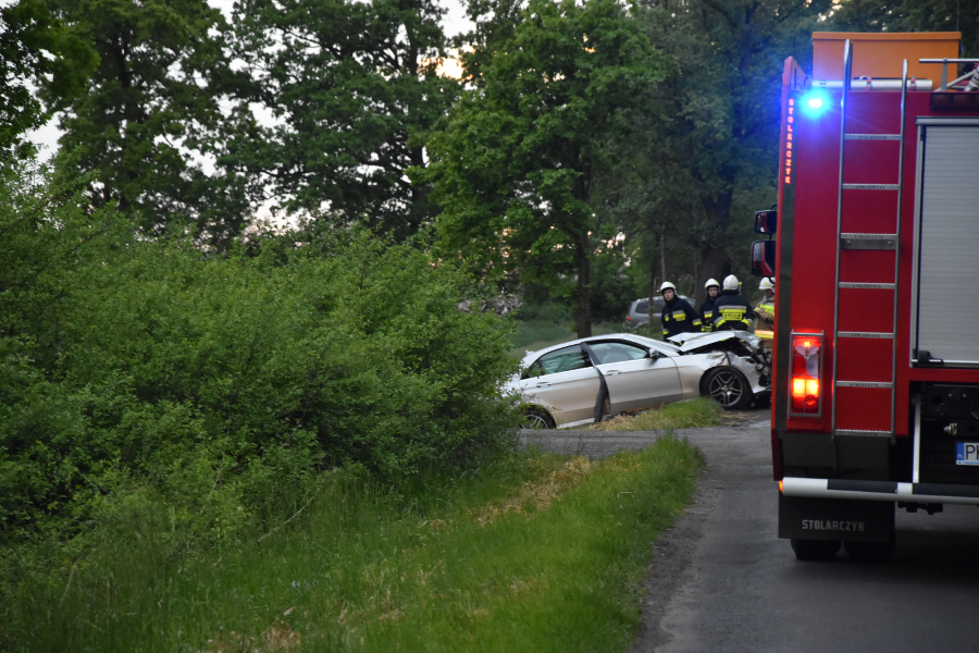 Wypadek śmiertelny pomiędzy Kuklinowem a Kromolicami