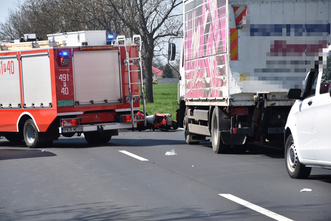 Wypadek śmiertelny w Kobylinie