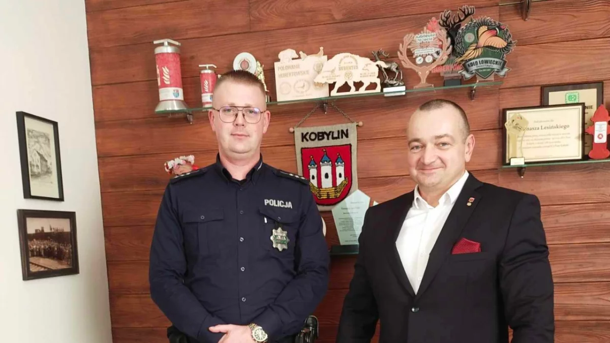 Nowy kierownik posterunku policji w Kobylinie - Zdjęcie główne