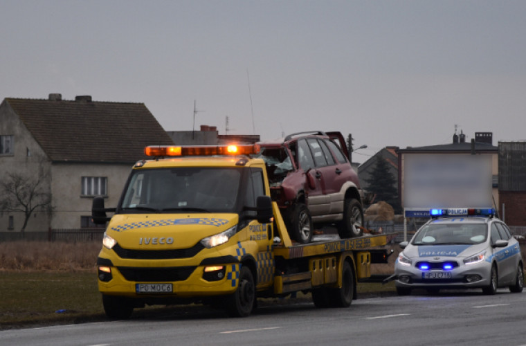 Wypadek na DK 36. Kierowca samochodu osobowego w stanie ciężkim [ZDJĘCIA] - Zdjęcie główne