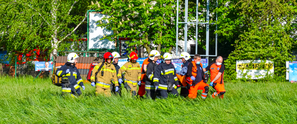 Pożar mieszkania przy ul. Przemysłowej w Krotoszynie