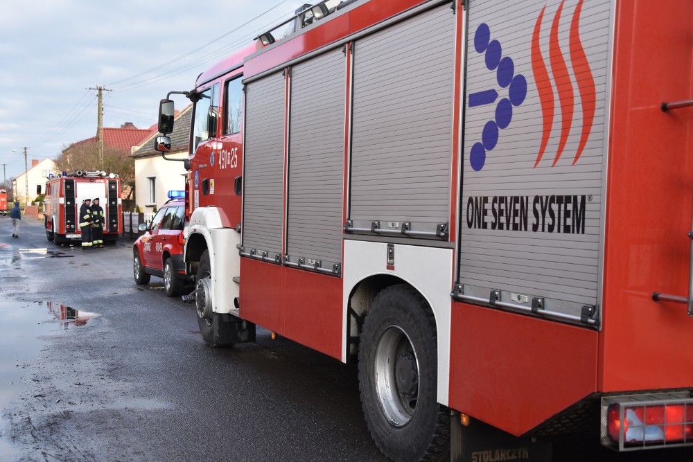 Pożar butli w ZdzIętawach - Zdjęcie główne