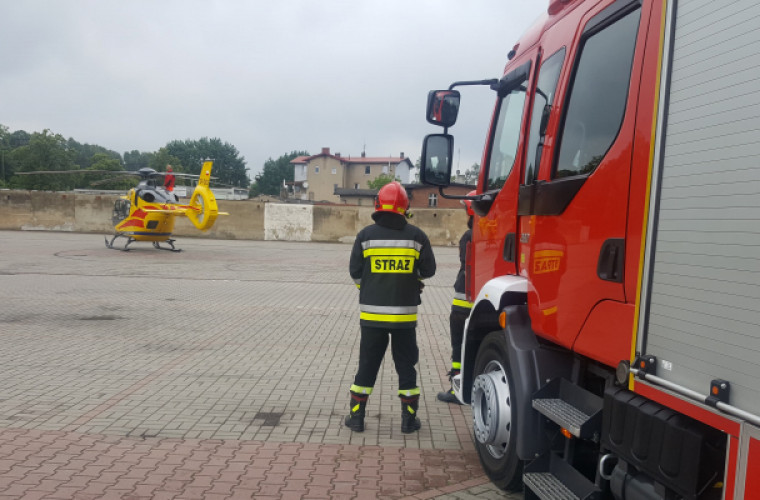Krotoszyn.Reanimacja mężczyzny. Wezwano LPR [FOTO] - Zdjęcie główne