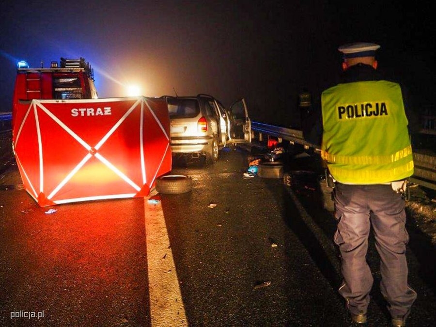 Wypadek śmiertelny. Zginęło dwóch mieszkańców powiatu krotoszyńskiego [FOTO] - Zdjęcie główne