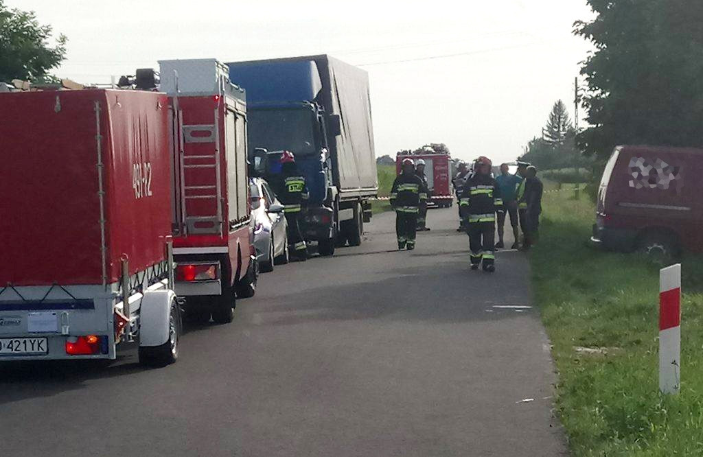 Bożacin. Wyciek niebezpiecznej substancji - Zdjęcie główne