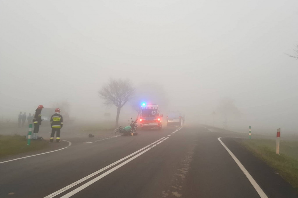 Wolenice. Wypadek na DK 15. Są ranni [FOTO] - Zdjęcie główne