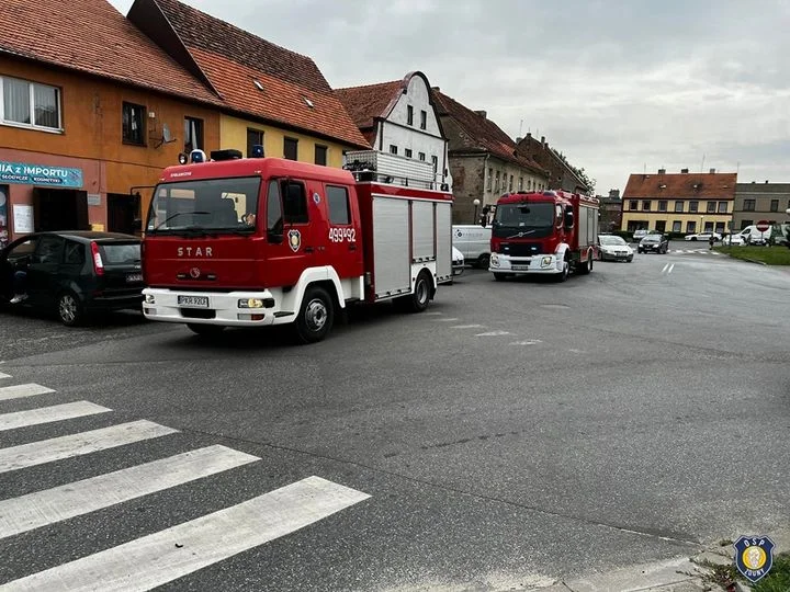 Zduny. Zderzenie dwóch samochodów osobowych - Zdjęcie główne