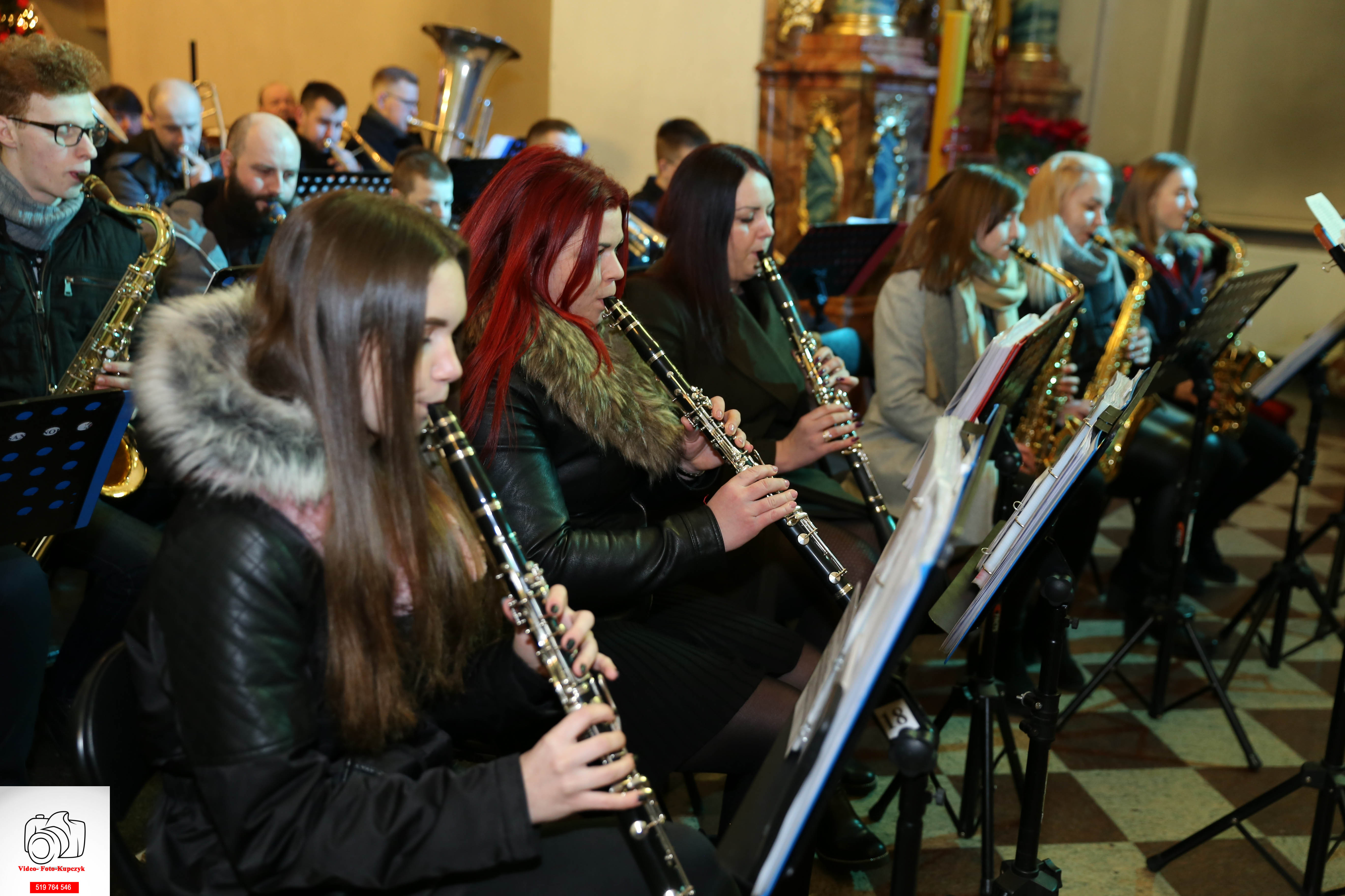 Koncert kolęd Orkiestry Dętej działającej przy OSP Kobylin