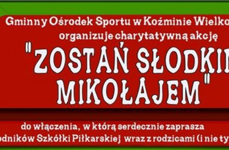 Koźmin Wlkp. Ośrodek sportu zbiera słodycze. Przyłącz się do akcji! - Zdjęcie główne
