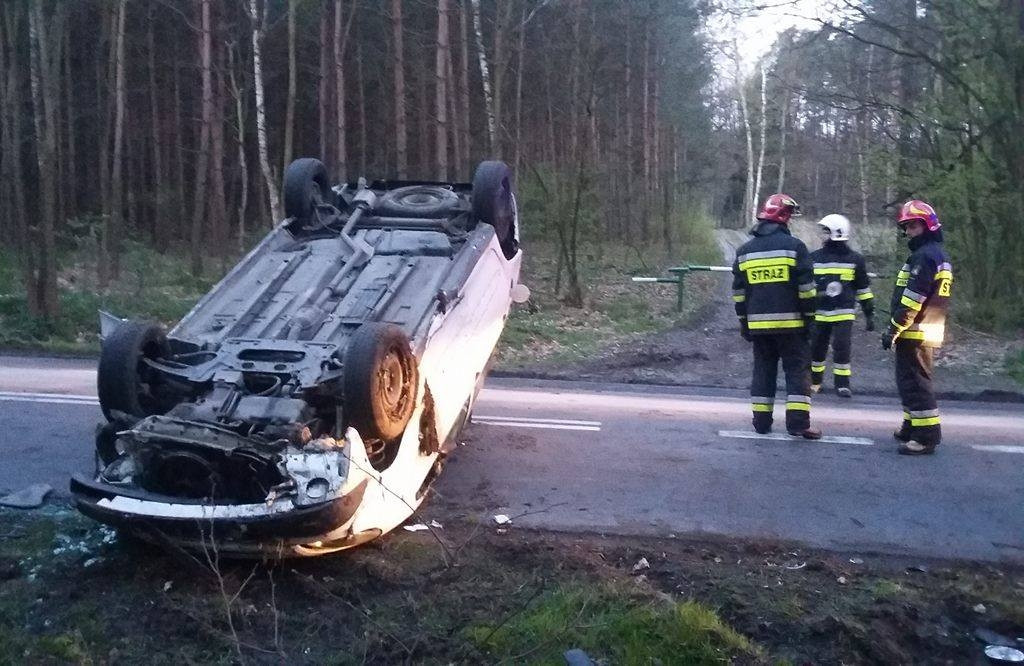 Krotoszyn ? Sulmierzyce. Wpadł do rowu i dachował [FOTO] - Zdjęcie główne