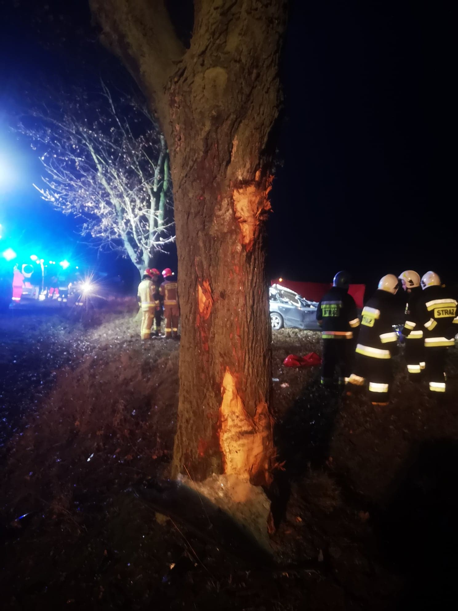 Wypadek śmiertelny na trasie Krotoszyn - Wróżewy