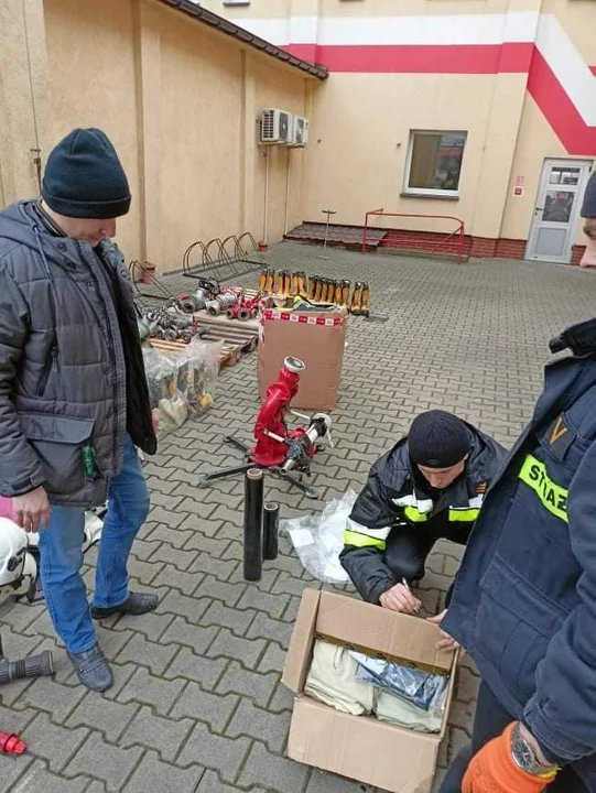 Strażacy pomagają kolegom z Ukrainy