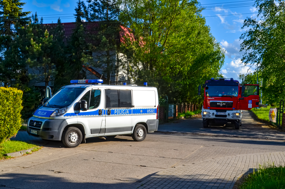 Pożar mieszkania przy ul. Przemysłowej w Krotoszynie