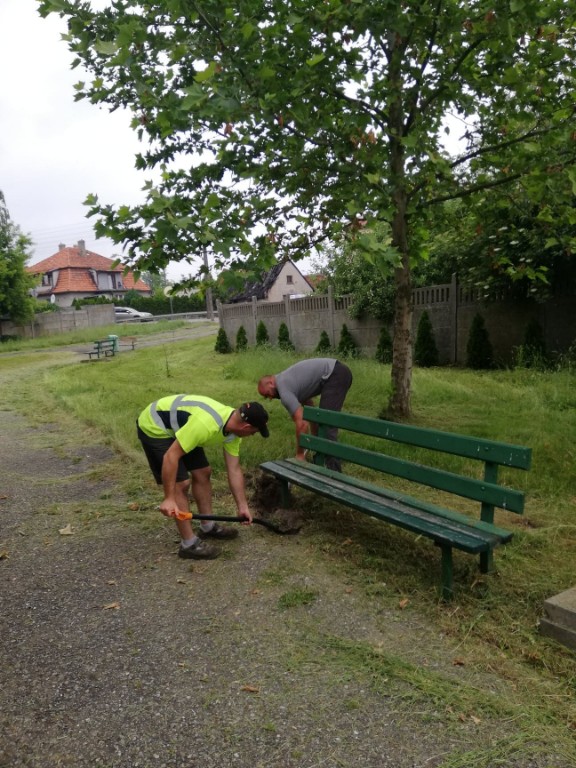 Ławki w Kobylinie - Zdjęcie główne