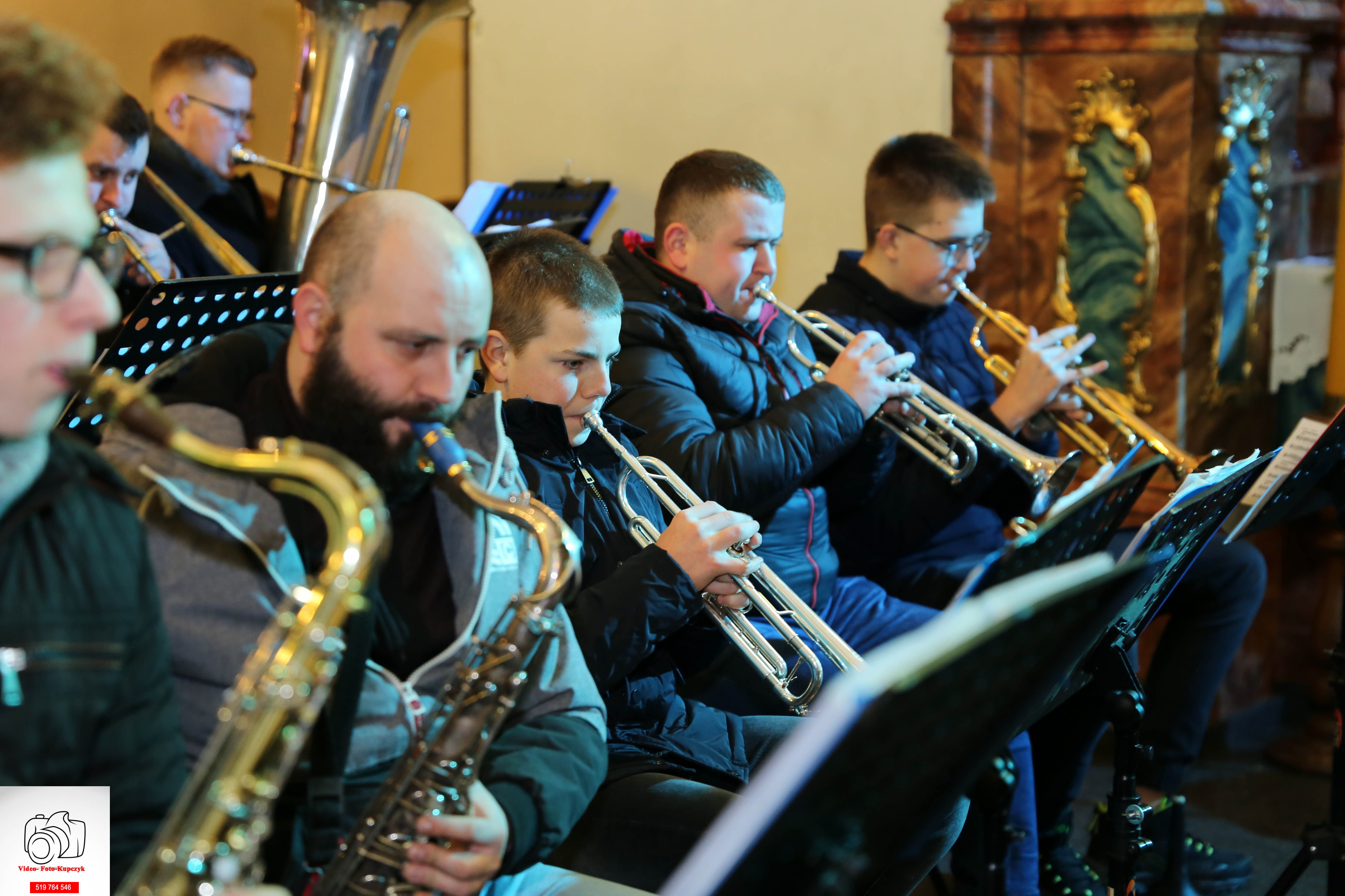 Koncert kolęd Orkiestry Dętej działającej przy OSP Kobylin