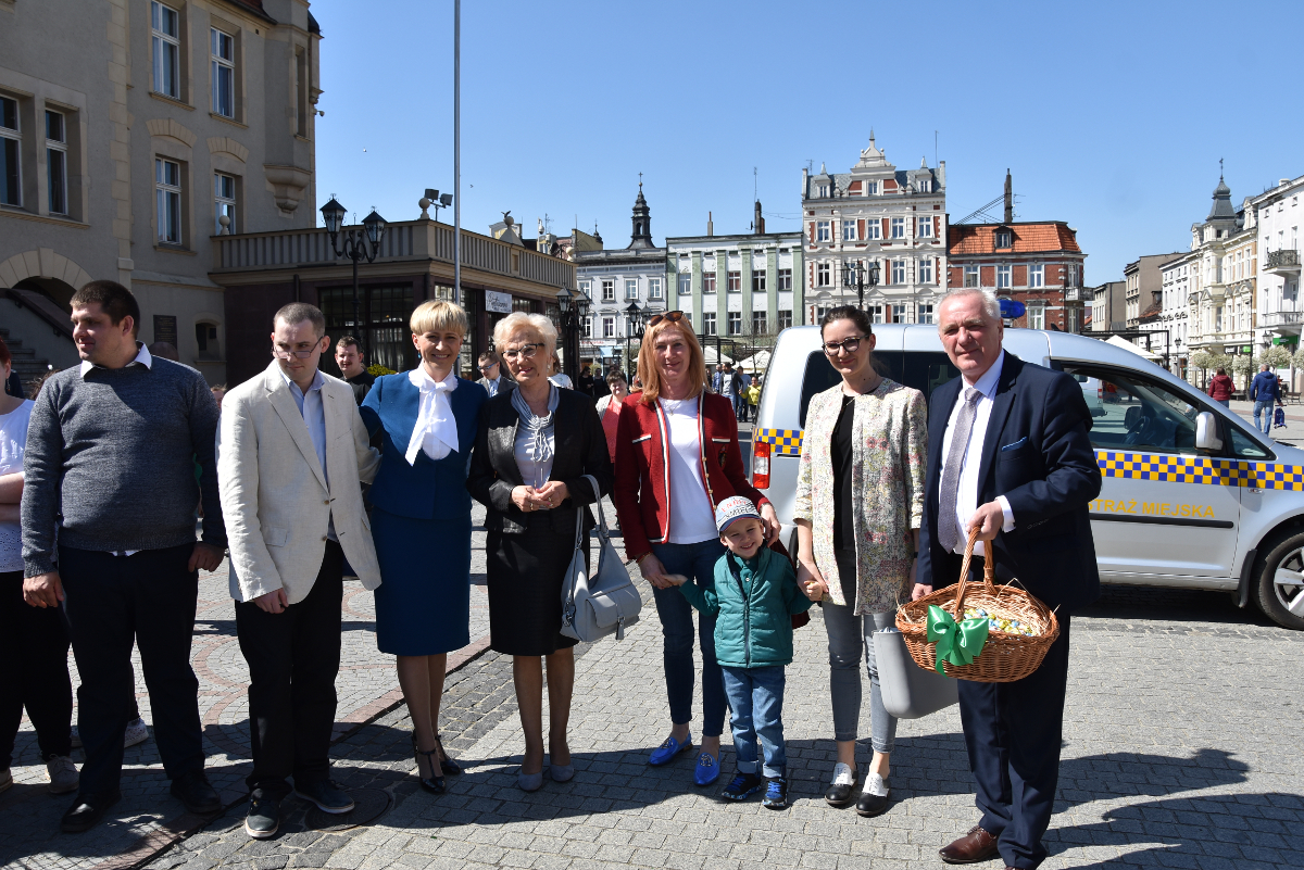 Zajączki na rynku w Krotoszynie