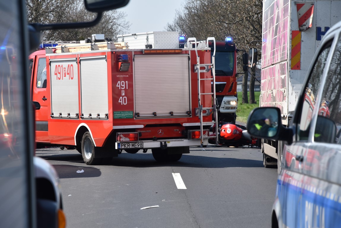 Wypadek śmiertelny w Kobylinie