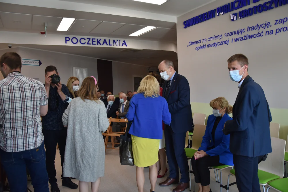 Otwarcie nowego skrzydła szpitala w Krotoszynie