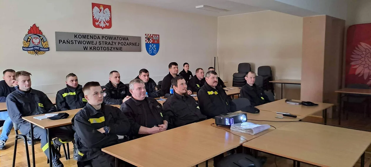 Powiat krotoszyński. Naczelnicy OSP wzięli udział w szkoleniu - Zdjęcie główne