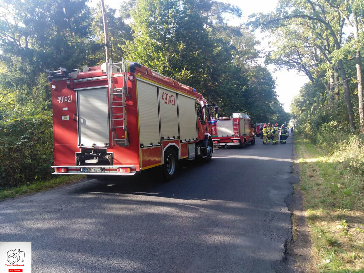 Wypadek na trasie Kobylin - Górka