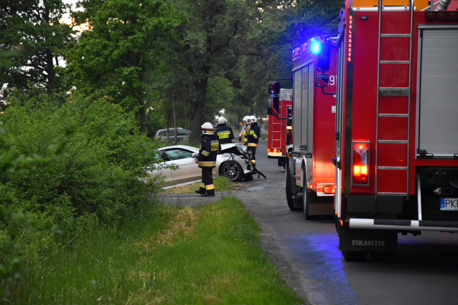 Wypadek śmiertelny pomiędzy Kuklinowem a Kromolicami