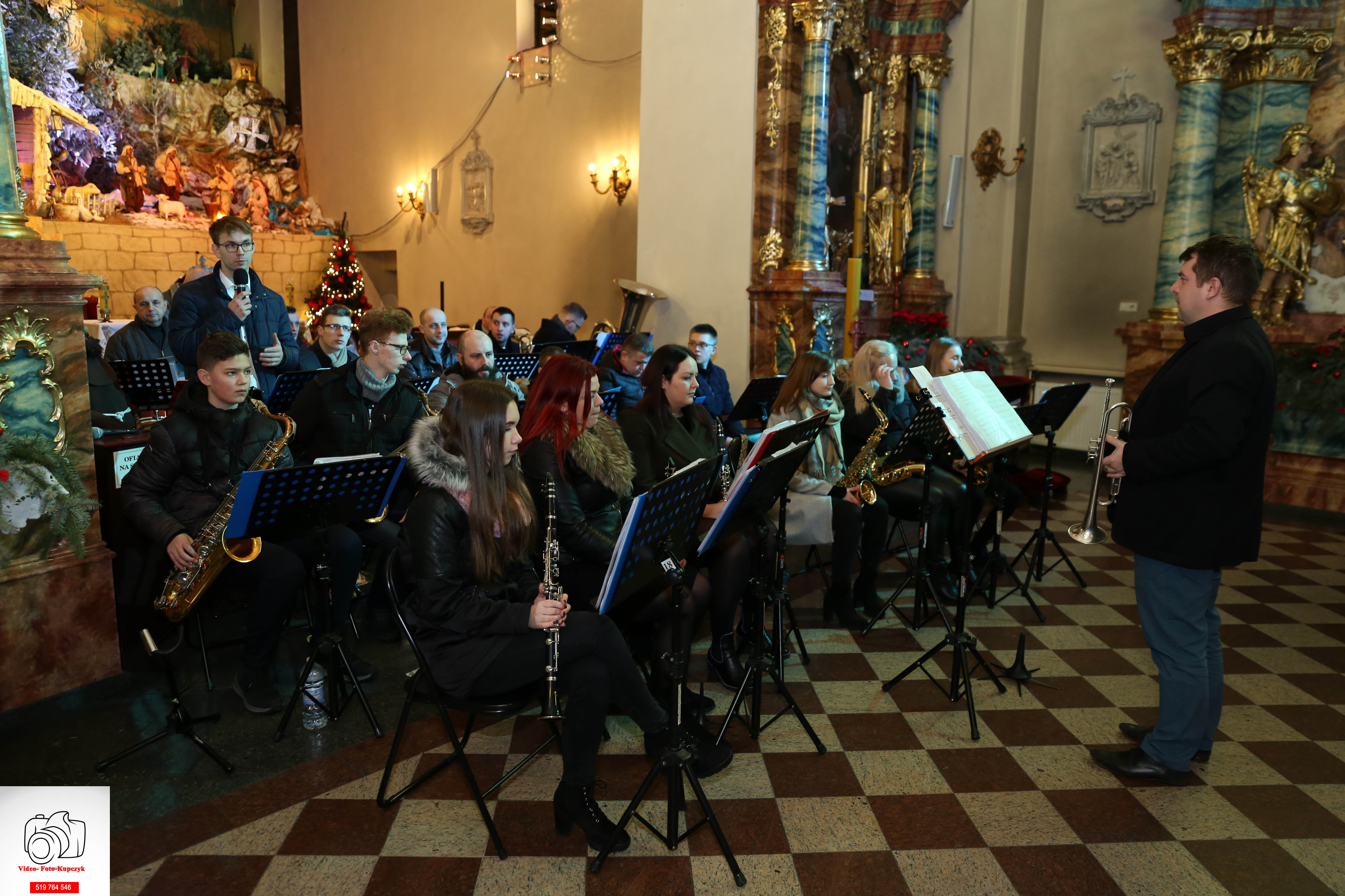 Koncert kolęd Orkiestry Dętej działającej przy OSP Kobylin