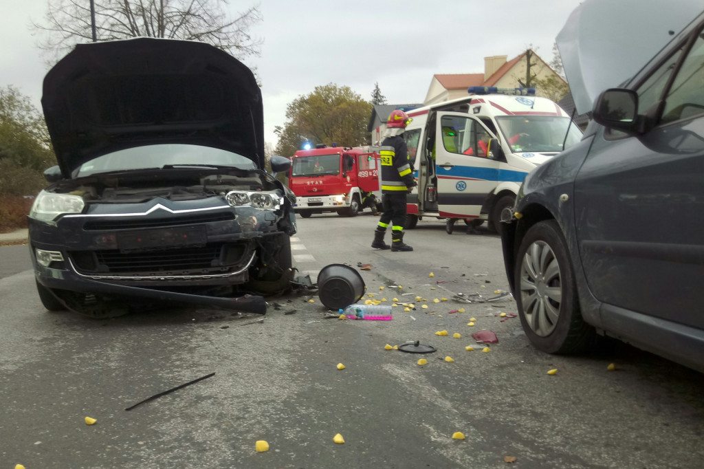 Wypadek w Koźminie Wlkp. - Zdjęcie główne