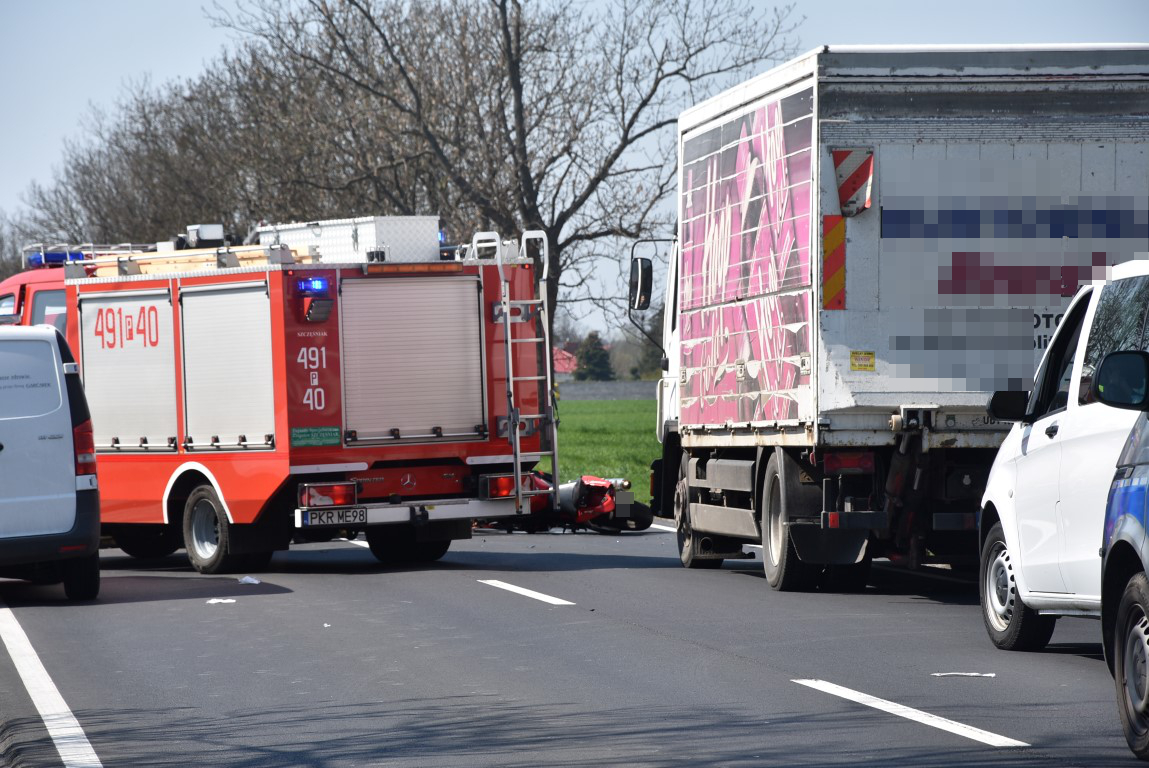 Wypadek śmiertelny w Kobylinie