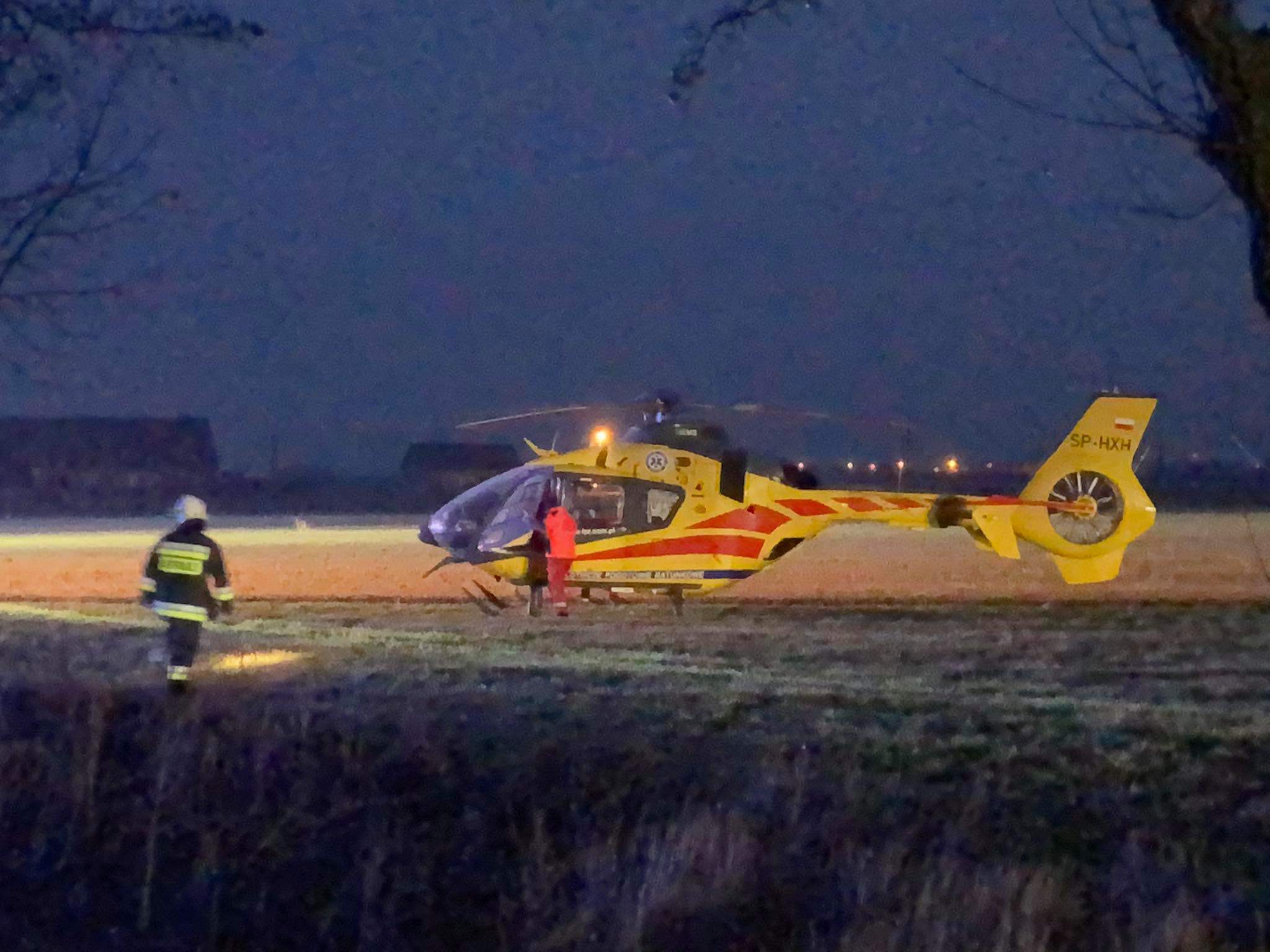 Wypadek śmiertelny na trasie Krotoszyn - Wróżewy