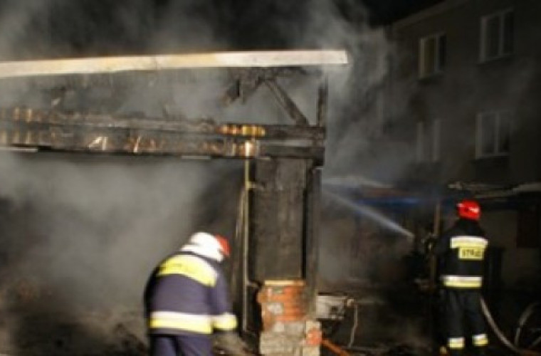 Pożar w Lutogniewie - Zdjęcie główne