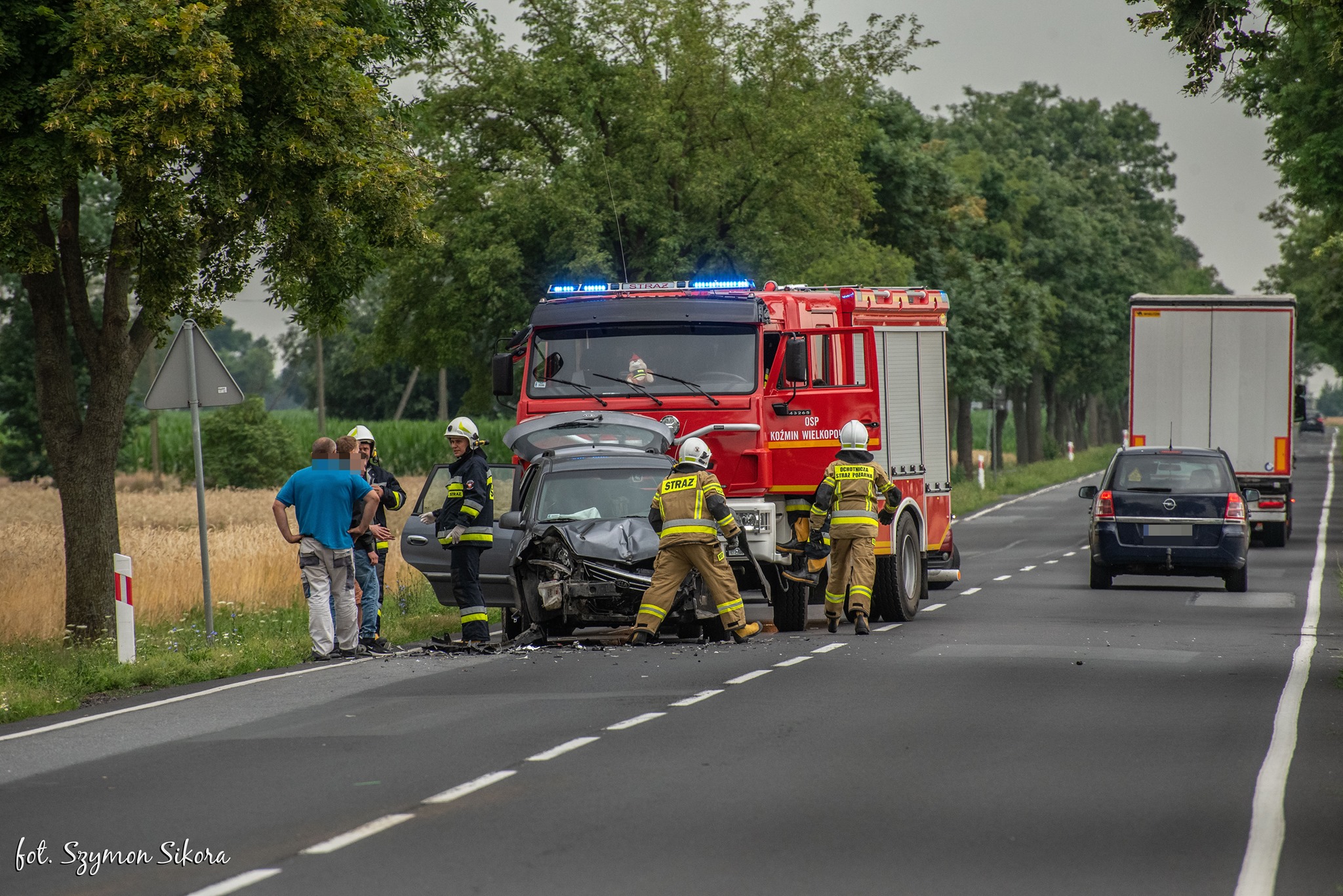 Wypadek na DK 15