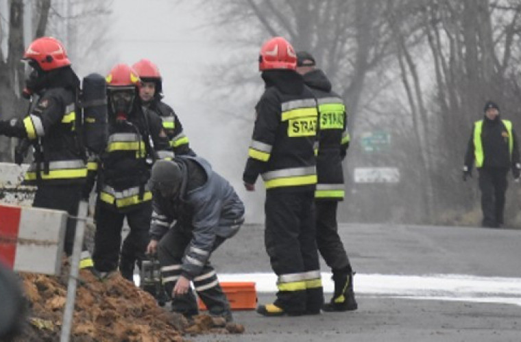 Krotoszyn. Przerwany gazociąg na Transportowej [ZDJĘCIA] - Zdjęcie główne