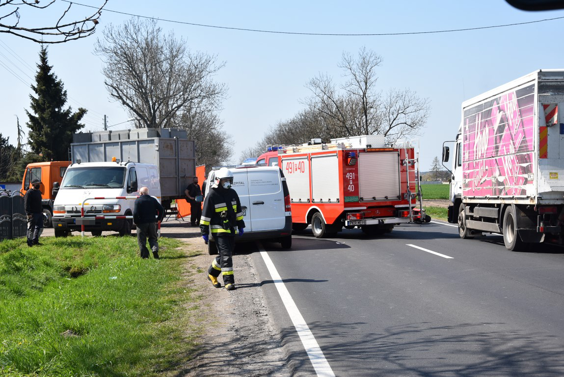 Wypadek śmiertelny w Kobylinie