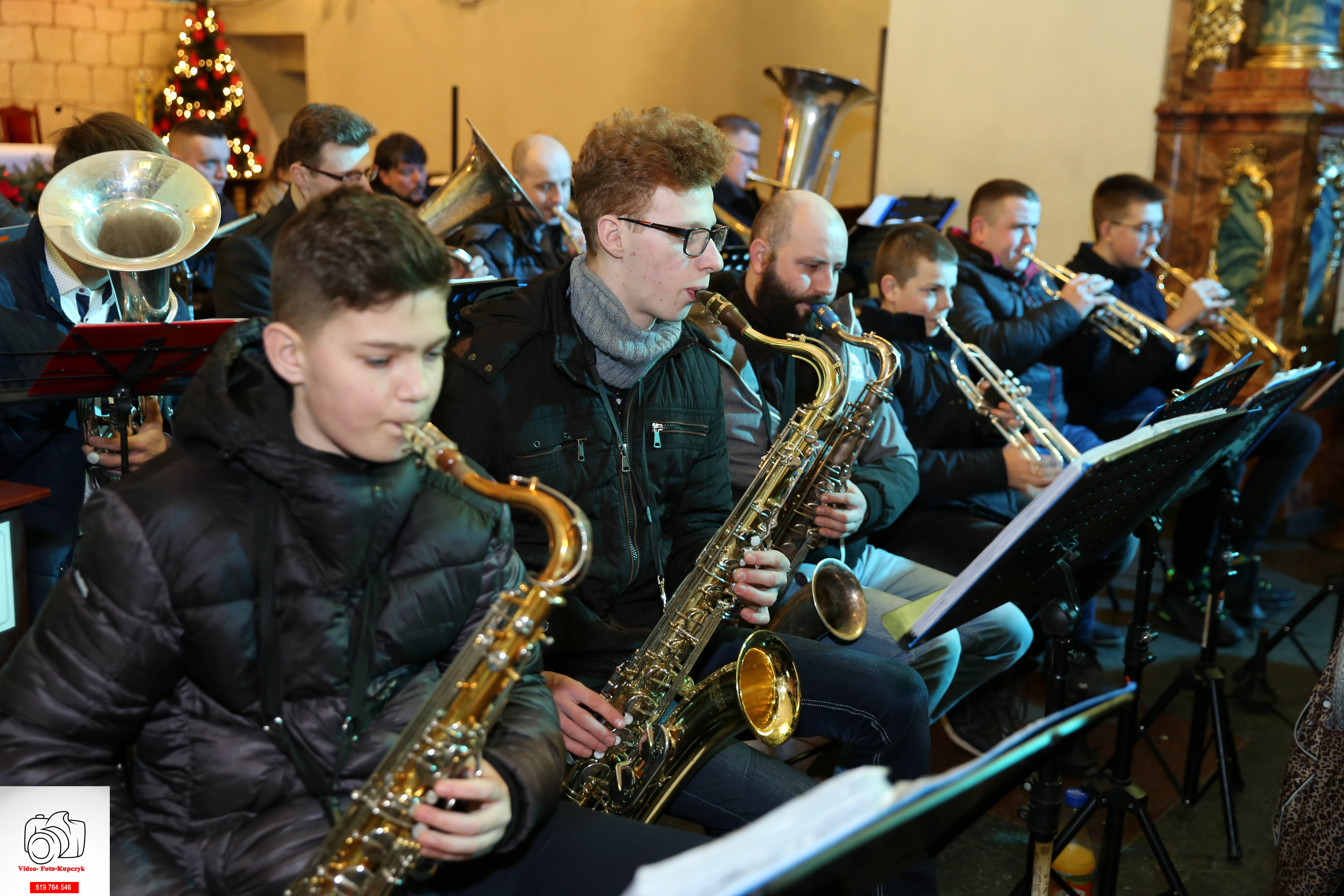 Koncert kolęd Orkiestry Dętej działającej przy OSP Kobylin