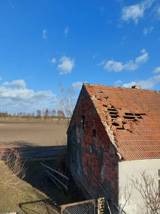 Skutki wichury w powiecie krotoszyńskim