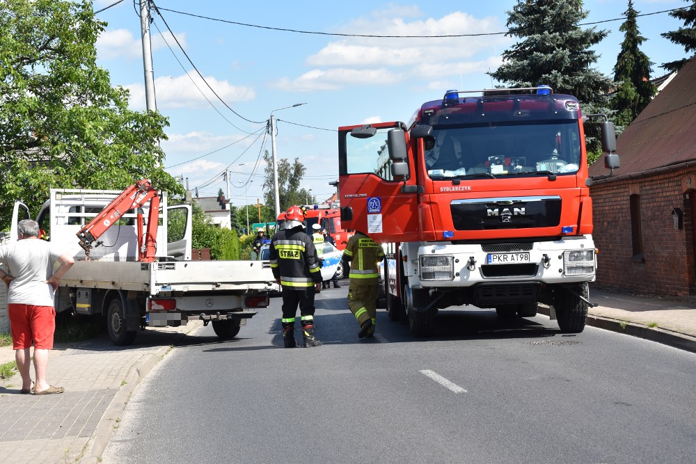 Wypadek na Wiejskiej w Krotoszynie - Zdjęcie główne